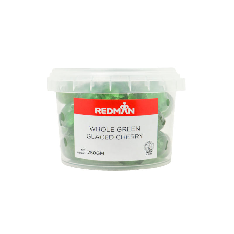 Redman Whole Green Glaced Cherry - 250 G