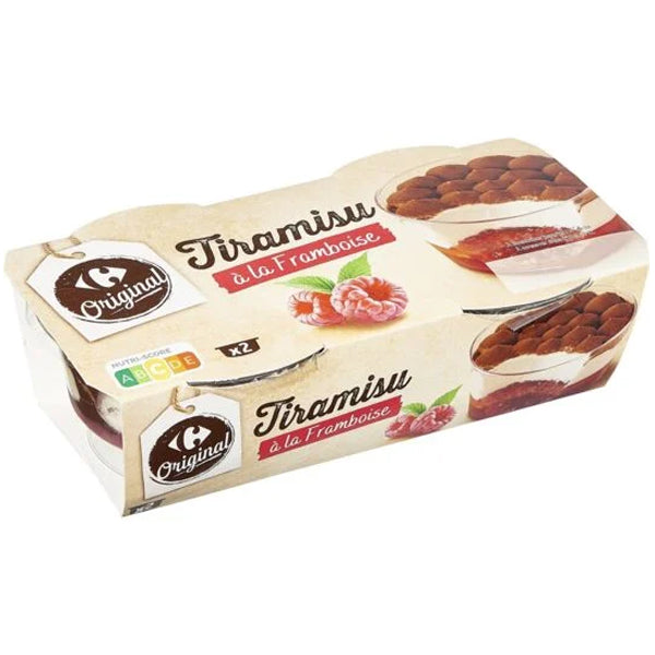 Carrefour Raspberry Tiramisu Dessert  - 100 G