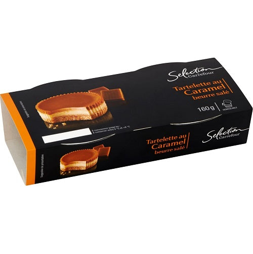 Carrefour Caramel Salted Butter Tartlets Dessert  -  80 G