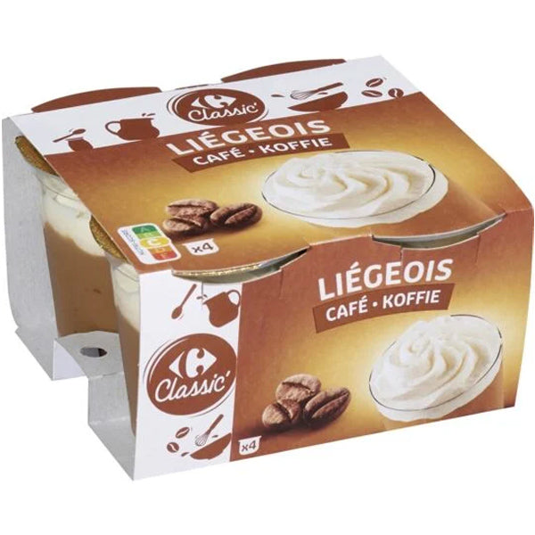 Carrefour Coffee Liegeois Dessert  - 100 G