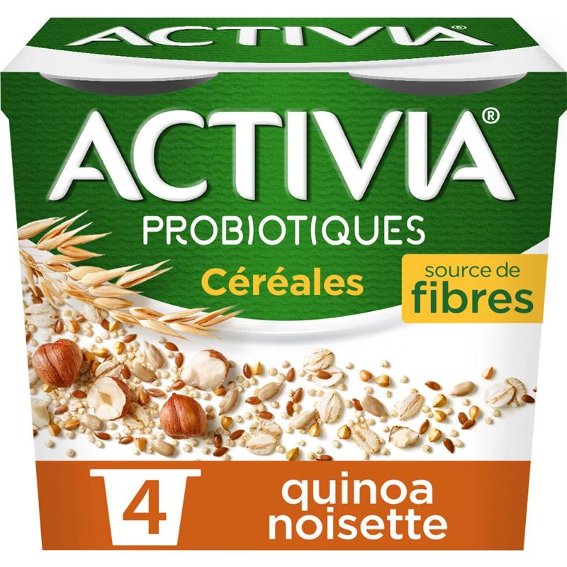 Danone Activia Qinoa Hazelnut Yogurt  - 120 G