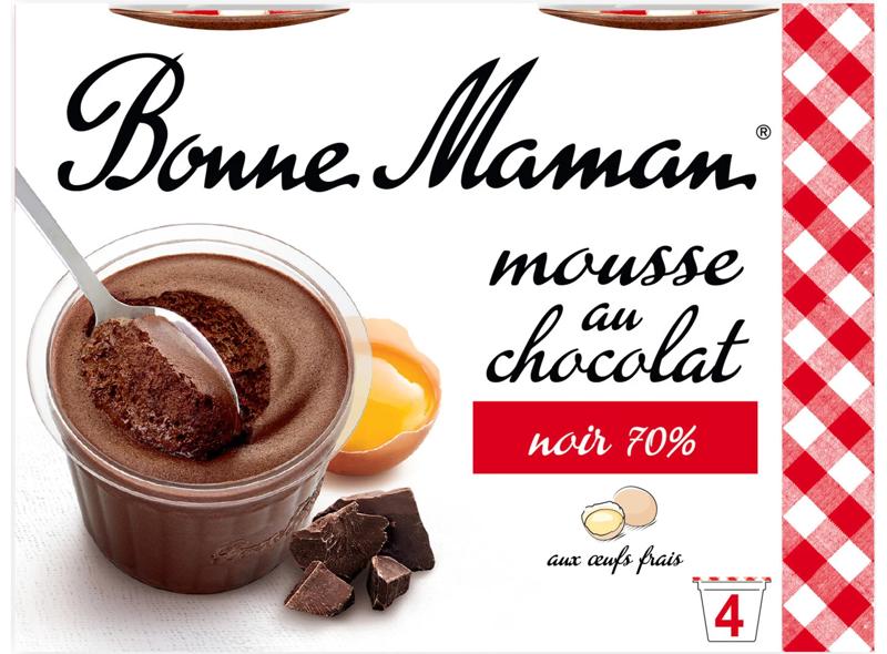 Bonne Maman Dark Chocolate Mousse  -  50 G