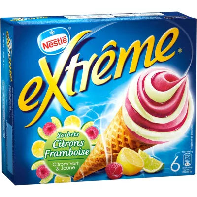 Nestle Lemon Raspberry Sorbet Cone Ice  - 426 G