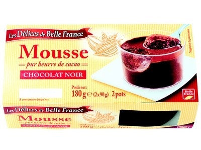 Delice De Belle France Dark Chocolate Mousse  -  90 G