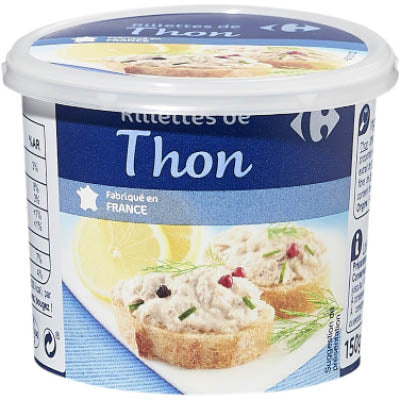 Carrefour Tuna Rillettes Fish  - 150 G