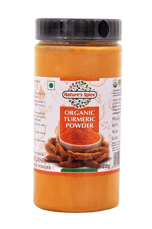 Natures Spice Premium Organic Turmeric Powder - 250 g