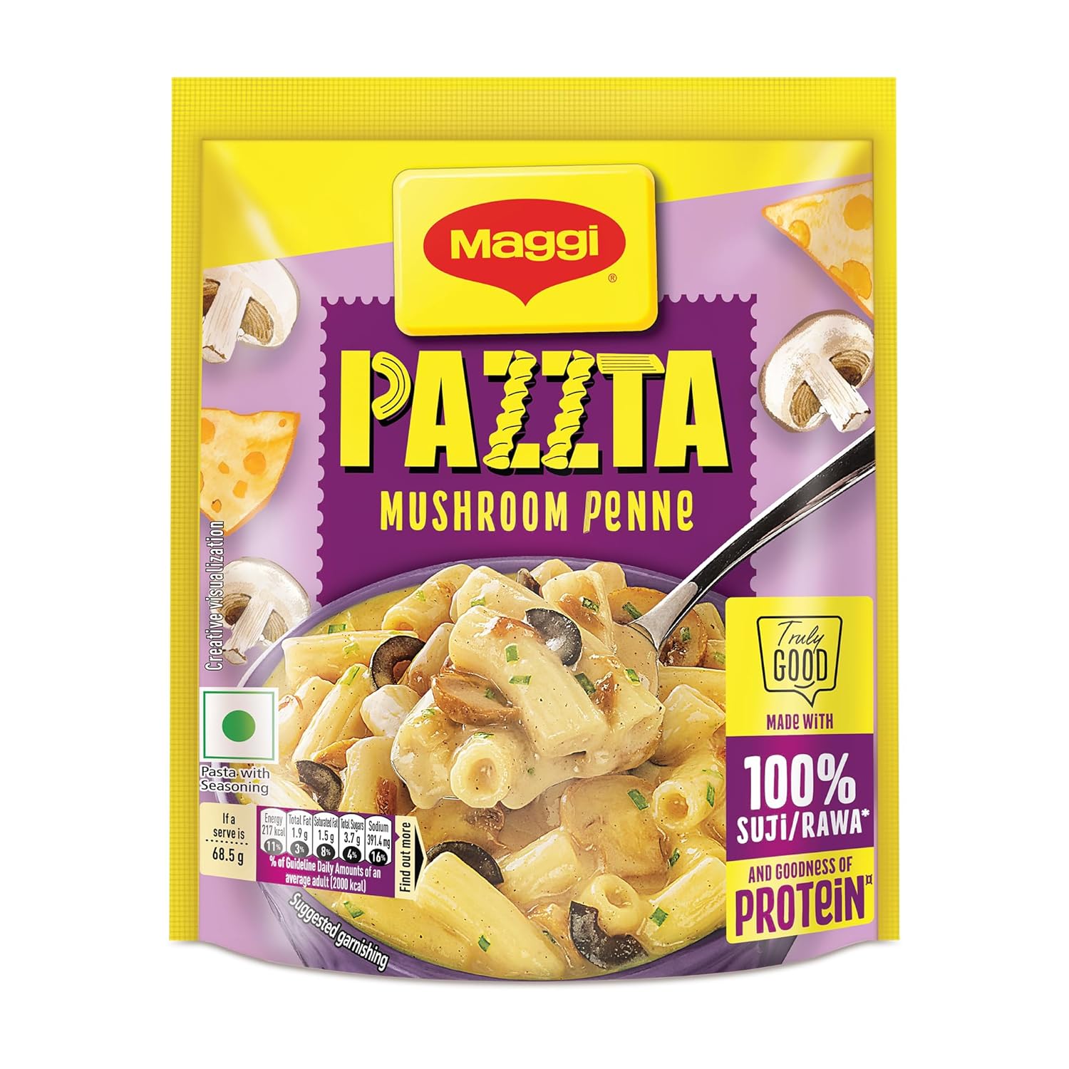 Maggi Pazzta Instant Pasta Mushroom Penne -68.5 g