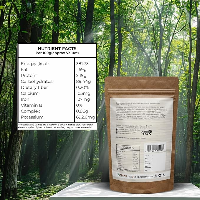 Sohamna Organics Jaggery Powder - 1 Kg