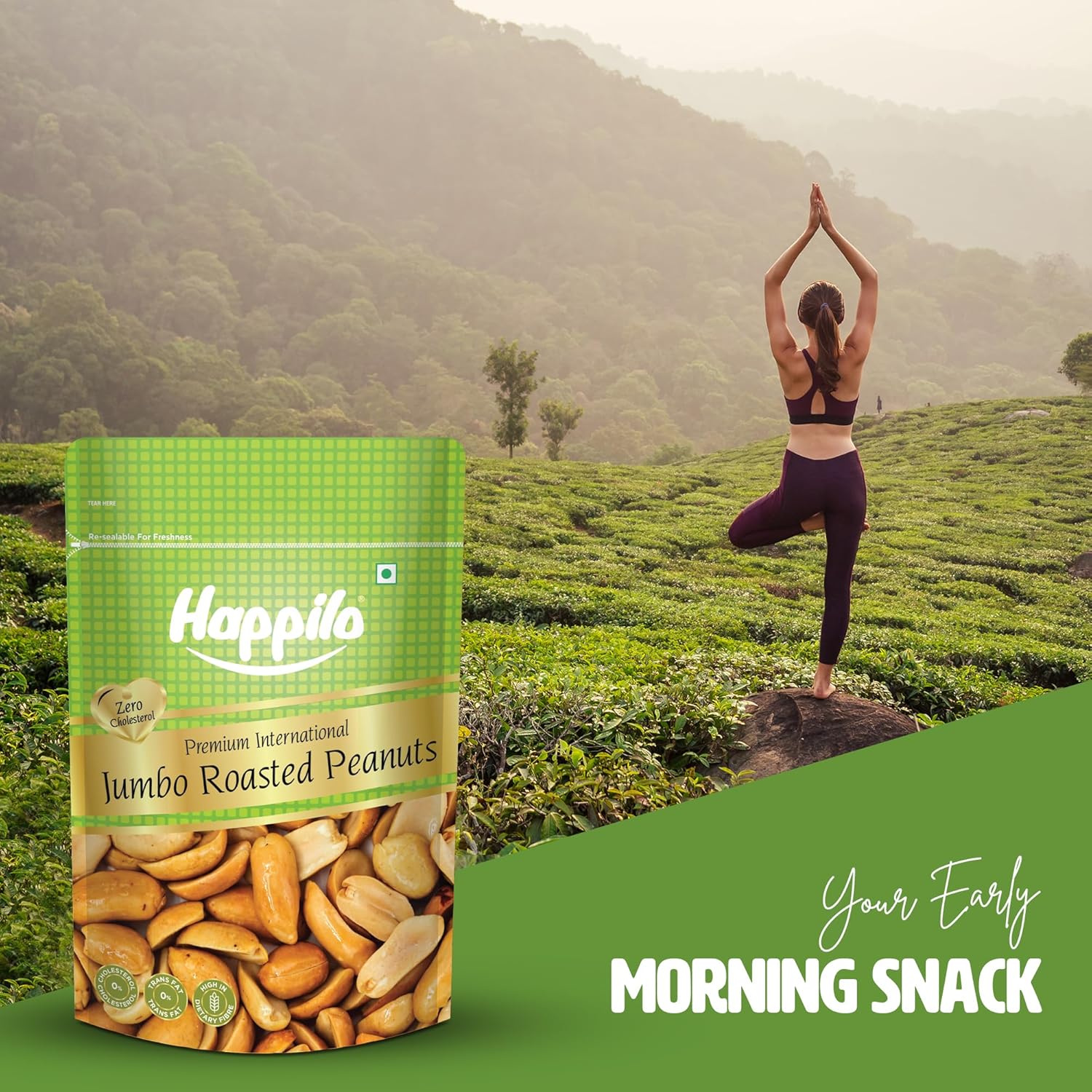 Happilo Premium Jumbo Sand Roasted Peanuts - 160 g