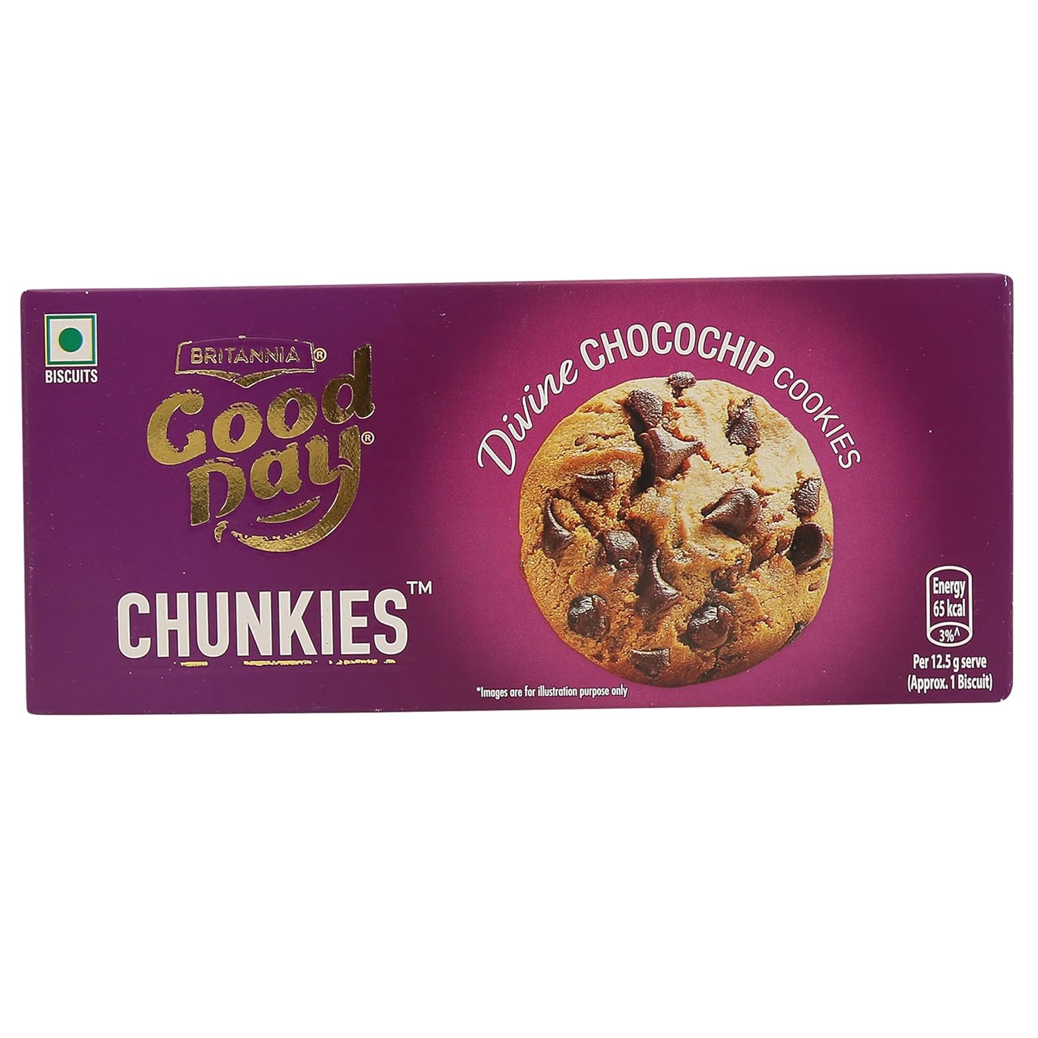 Britannia Good Day Chunkies Chocolate Chip Cookies - 75 g