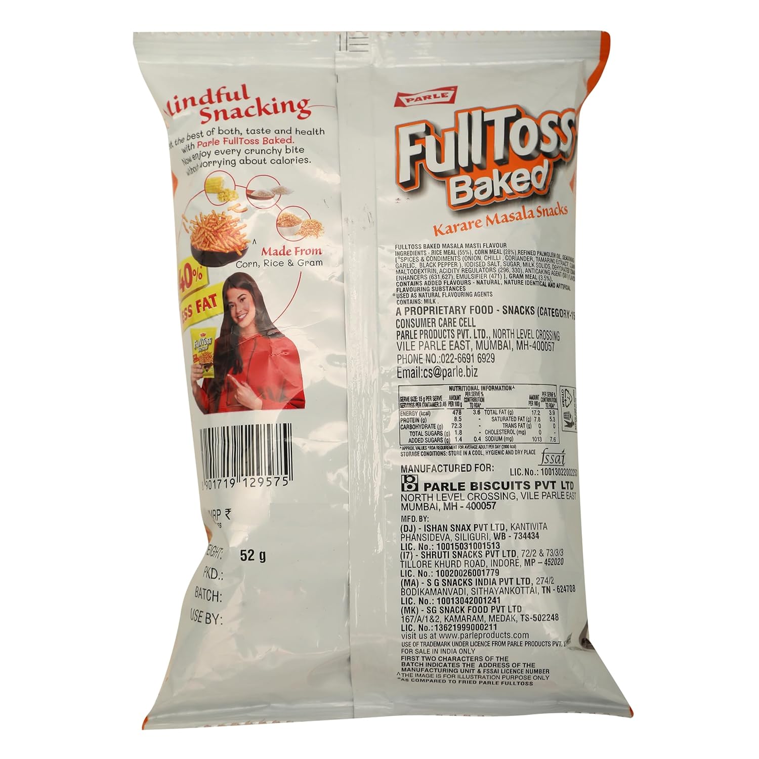 Parle Fulltoss Masala Masti - 52 g