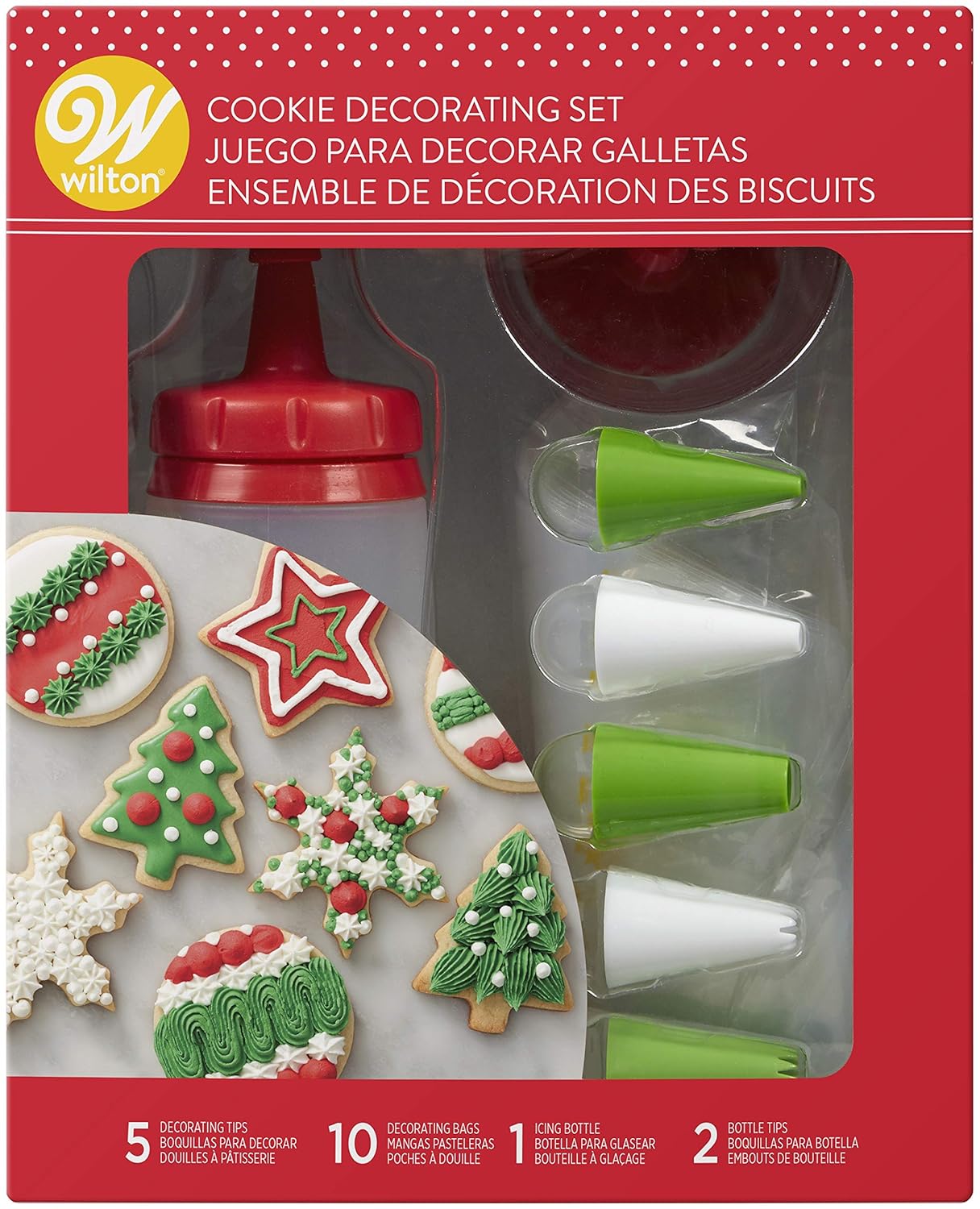 Wilton Xmas Cookie Decor Kit 409-0-0011  - 1 Pc