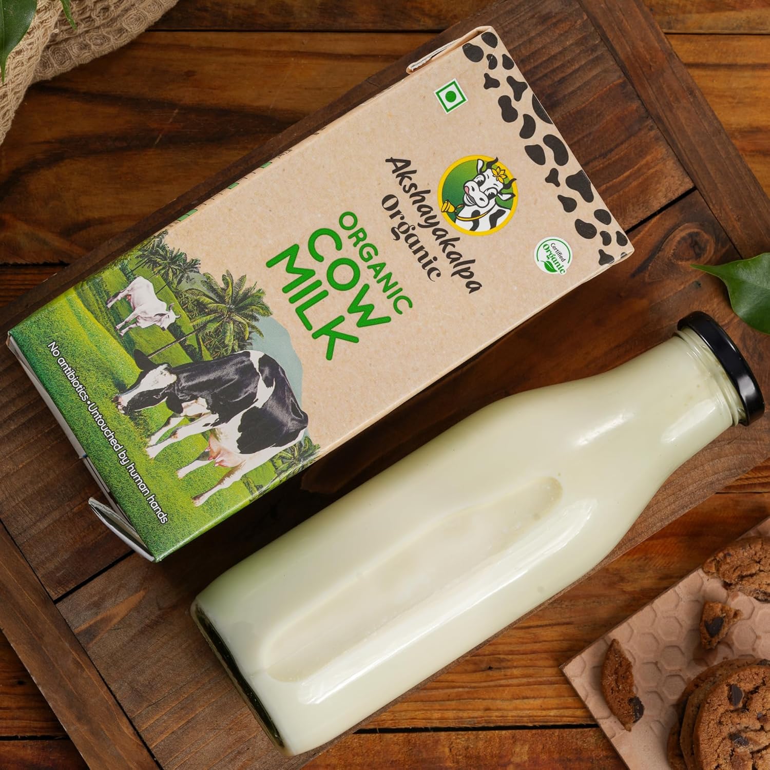 Akshayakalpa Organic UHT Cow Milk - 1 L