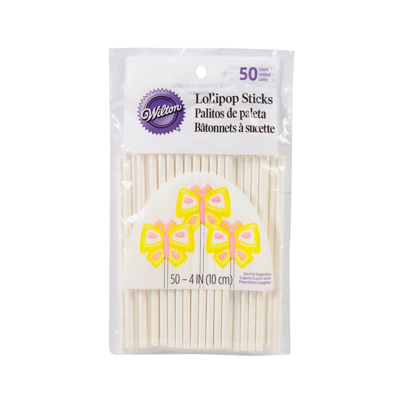 Wilton Lollipop Stick Paper 4" 1912-1006  - 50 Pc