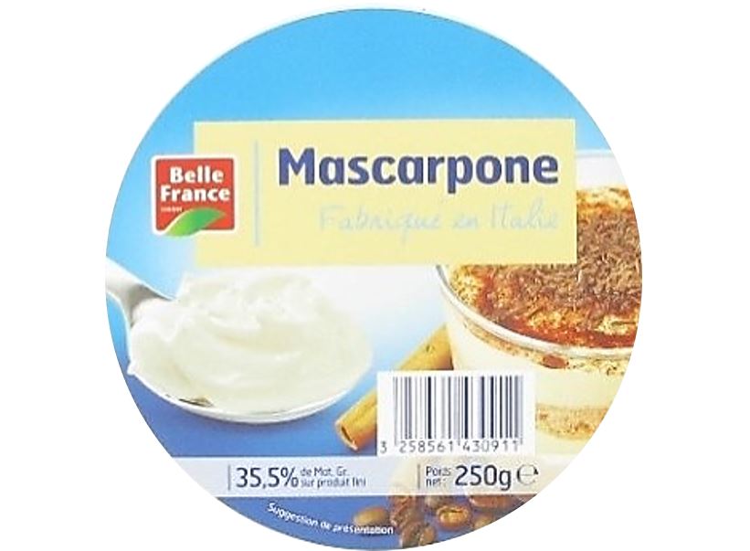Belle France Mascarpone Cheese  - 250 G
