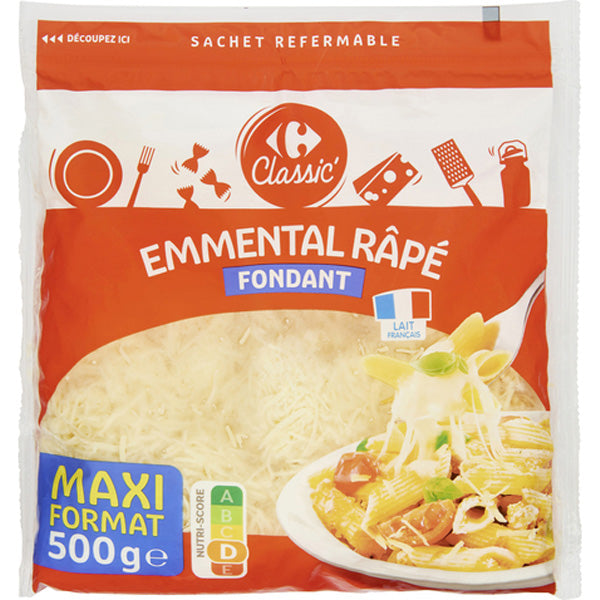 Carrefour Soft Grated Emmental  - 500 G