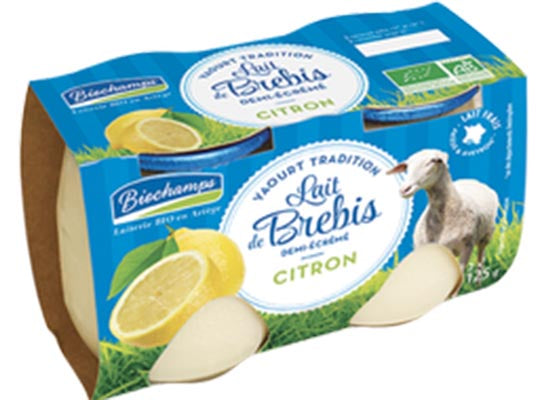 Biochamps Org Sheep Lemon Yoghurt  - 125 G