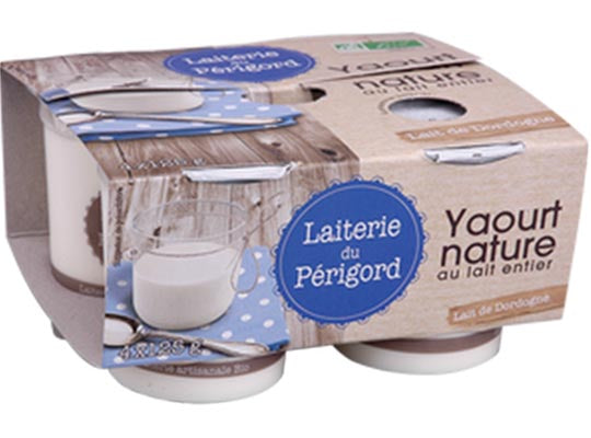 Laiterie Du Perigord Org Plain Yoghurt  - 125 G