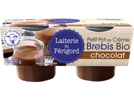 Laiterie Du Perigord Org Chocolate Cream Pot  - 100 G