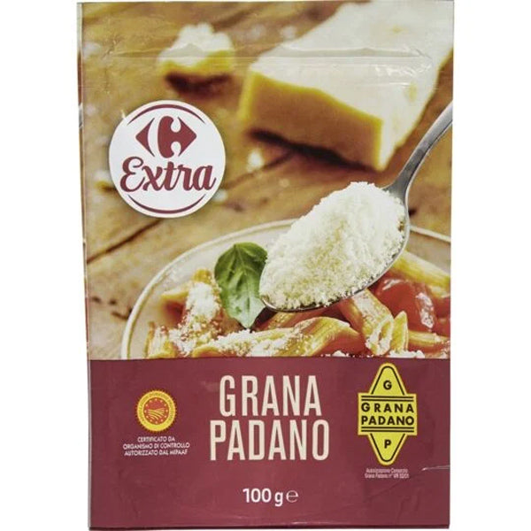 Carrefour Grated Pdo Grana Padano Cheese  - 100 G