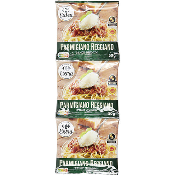 Carrefour Grated Pdo Parmigiano Reggiano Chee  -  50 G