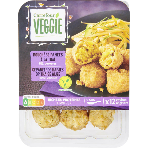 Carrefour Vegan Thai Wheat Balls Snack  - 200 G