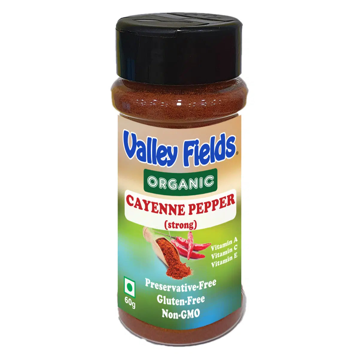 Valley Fields Shaker Cayenne Pepper - 60 g