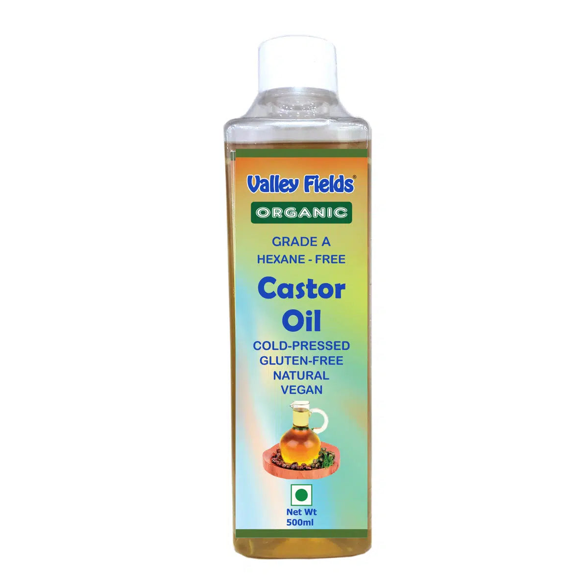 Valley Fields Castor Oil (Certified ORGANIC) - 500 ml