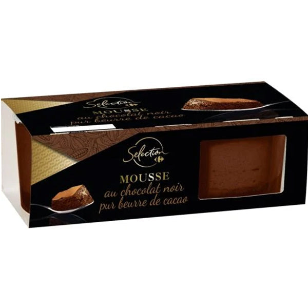 Carrefour Dark Chocolate Mousse Dessert  - X90 G