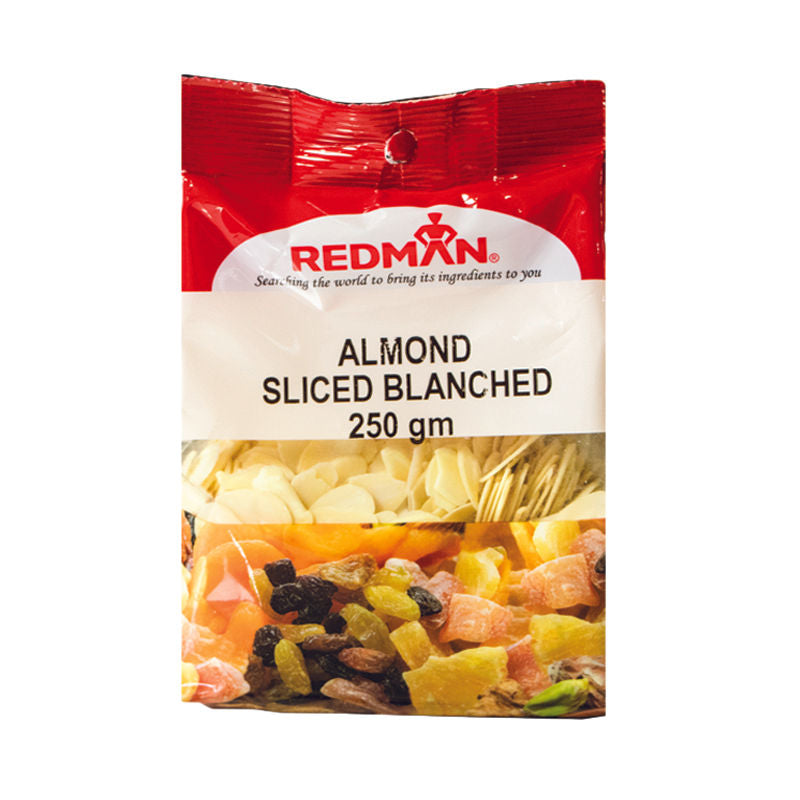 Redman Blanched Sliced Almond - 250 G