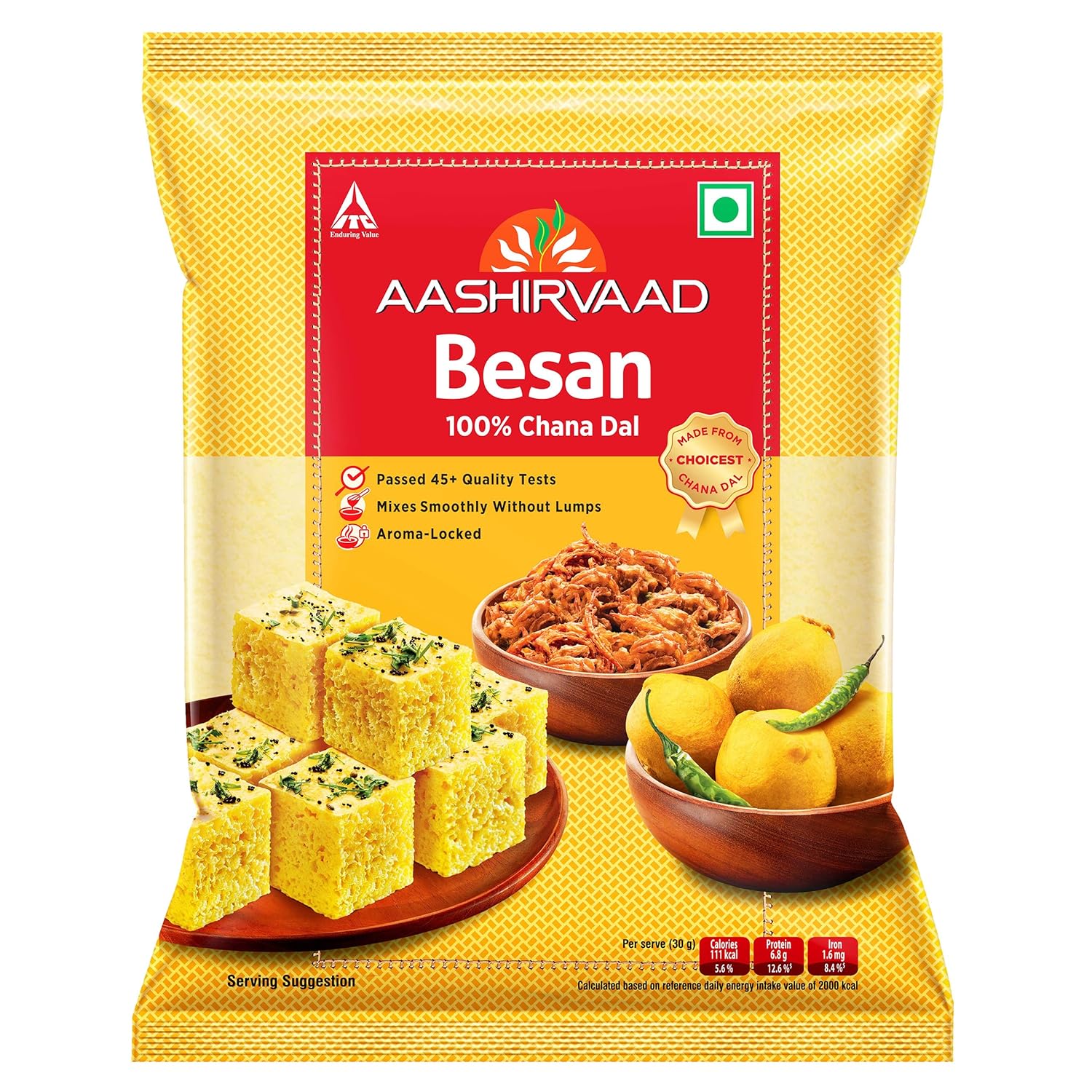 Aashirvaad 100% Bikaneri Chana Dal Besan Flour - 1 Kg