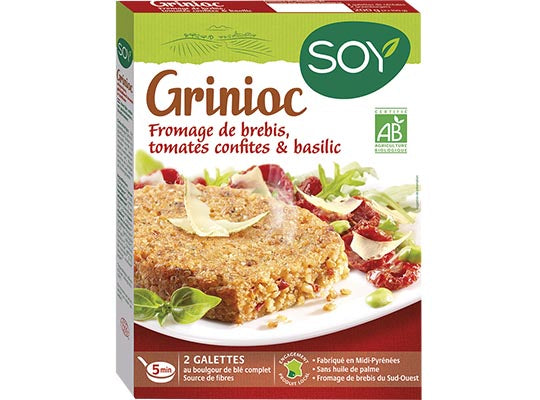 Soy Org Grinioc Sheep Cheese Tomato Basil  - 100 G