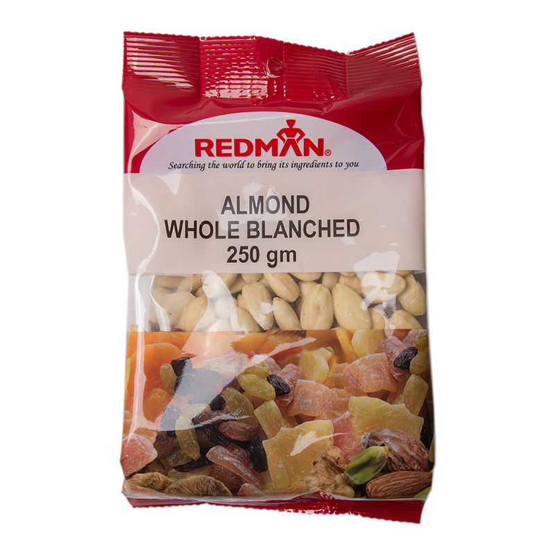 Redman Blanched Almond Nut Whole - 250 G
