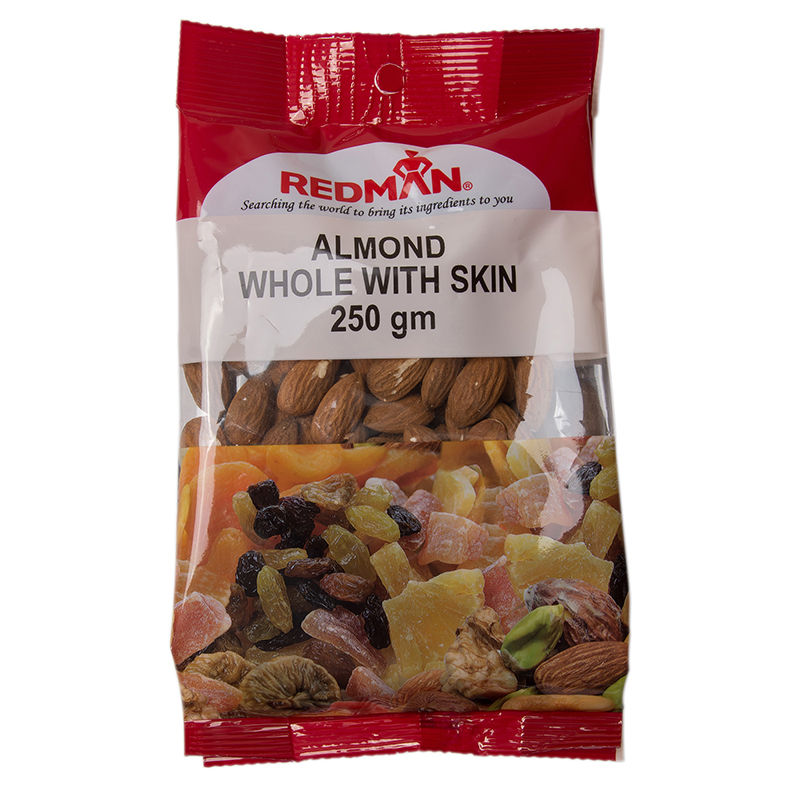 Redman Whole Almond With Skin - 250 G