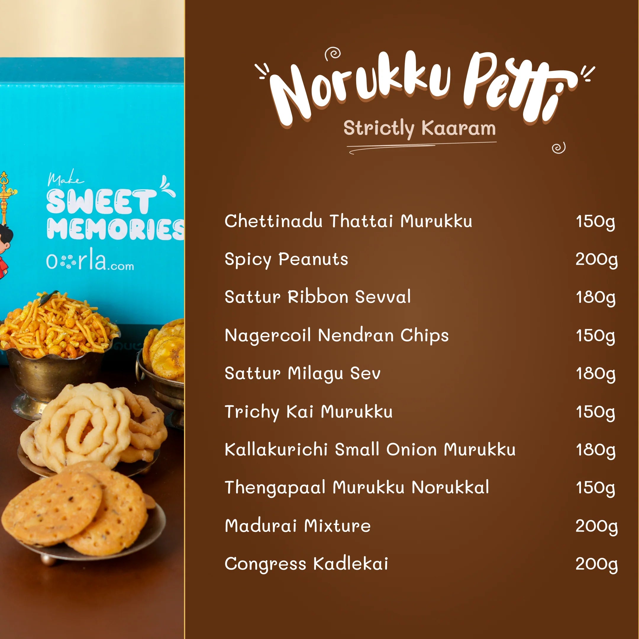 Oorla Norukku Petti (Pre Order) - 1.7 kg
