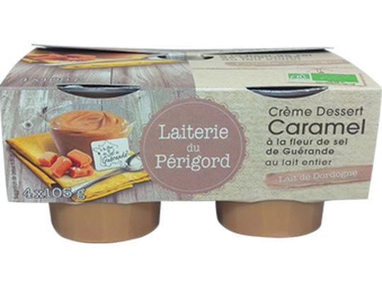 Laiterie Du Perigord Org Caramel Dessert Cream  - 105 G