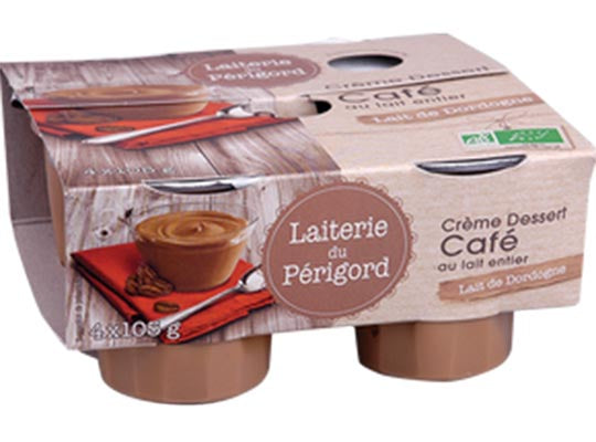 Laiterie Du Perigord Org Coffee Dessert Cream  - 105 G