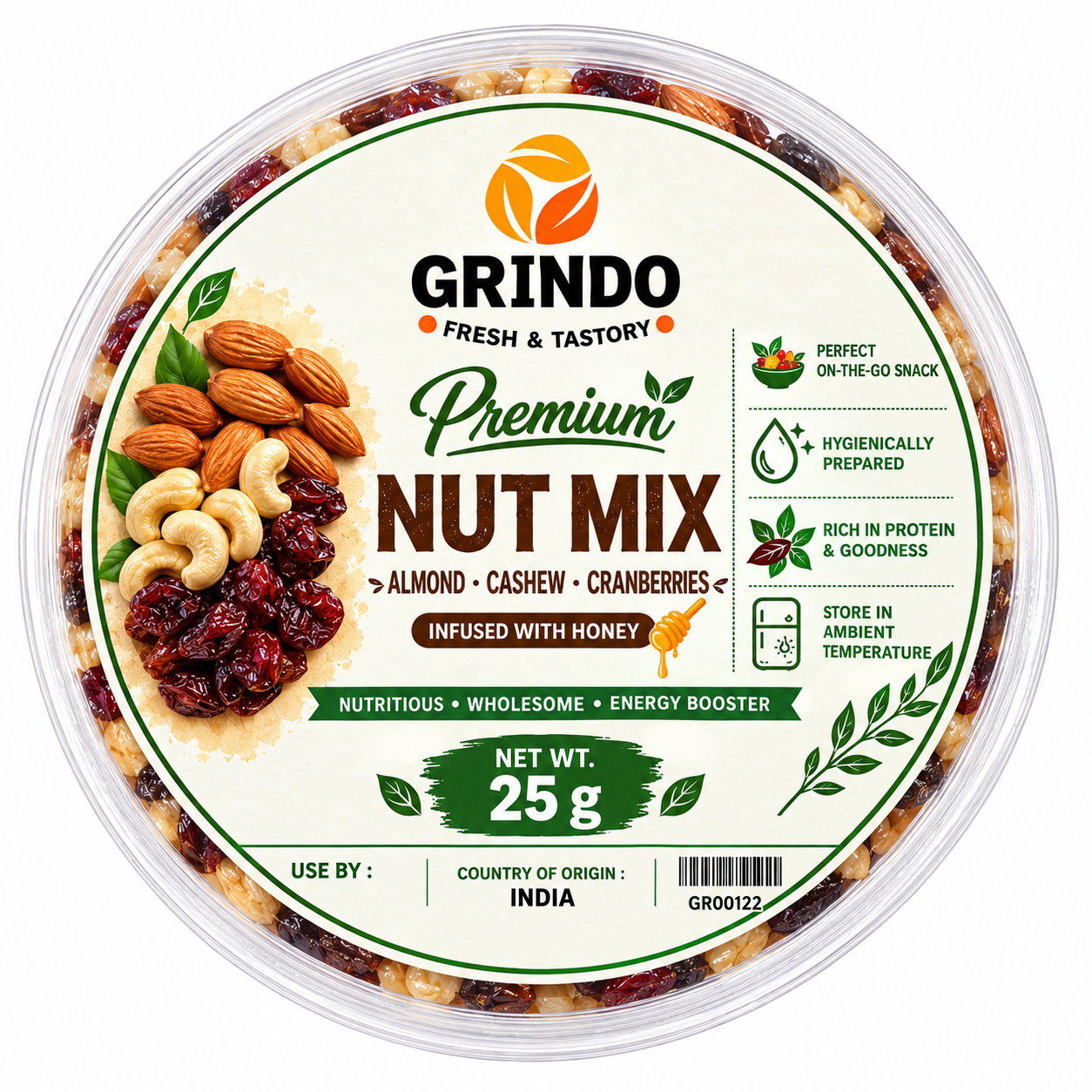 Grindo Premium Nut Mix - 25 g