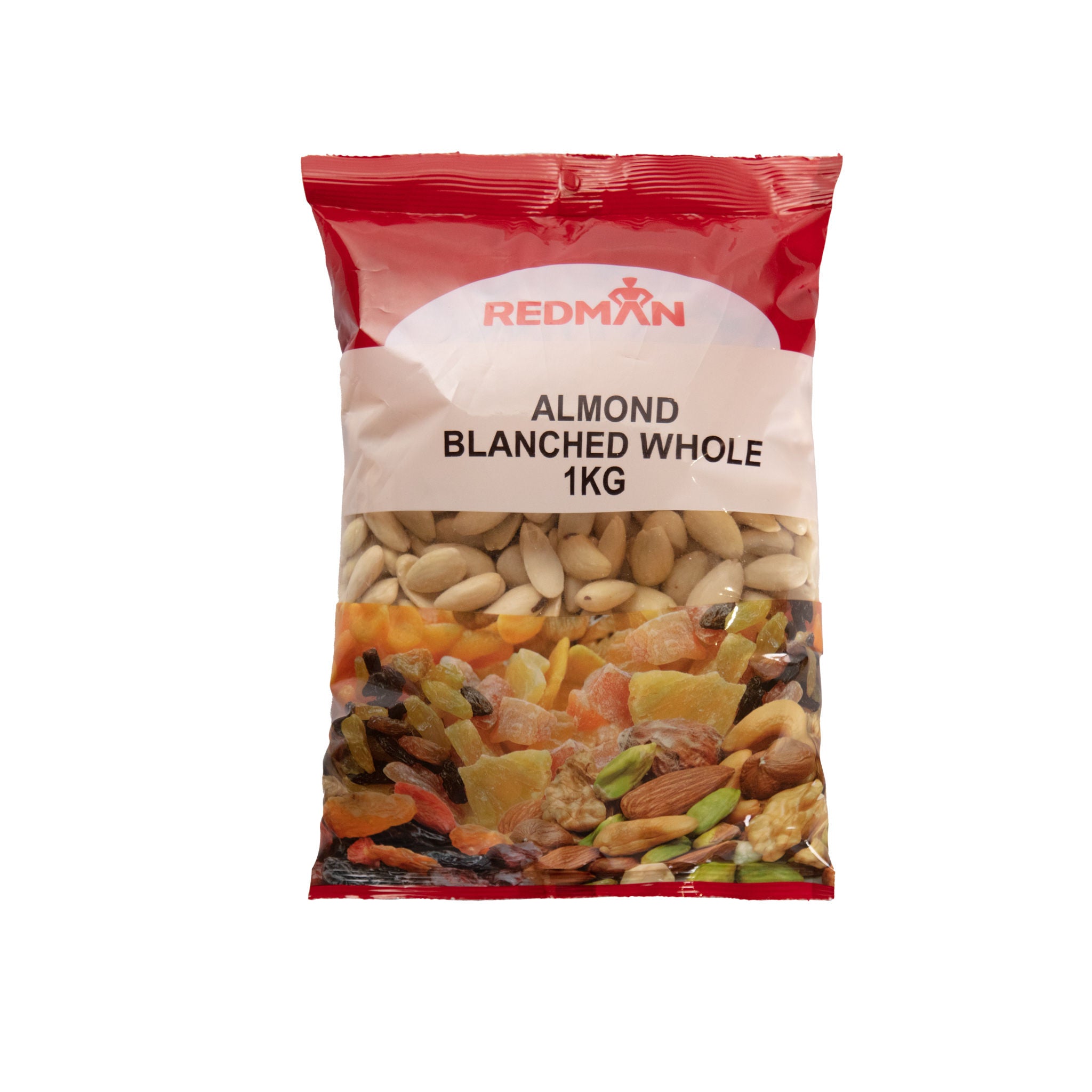 Redman Blanched Whole Almond Nut - 1 Kg