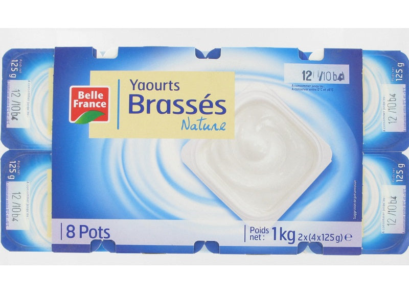 Belle France Stirred Plain Yogurt  - 125 G