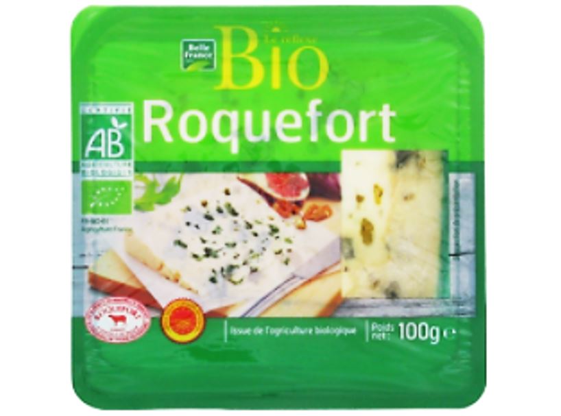 Belle France Organic Roquefort Pdo Cheese  - 100 G