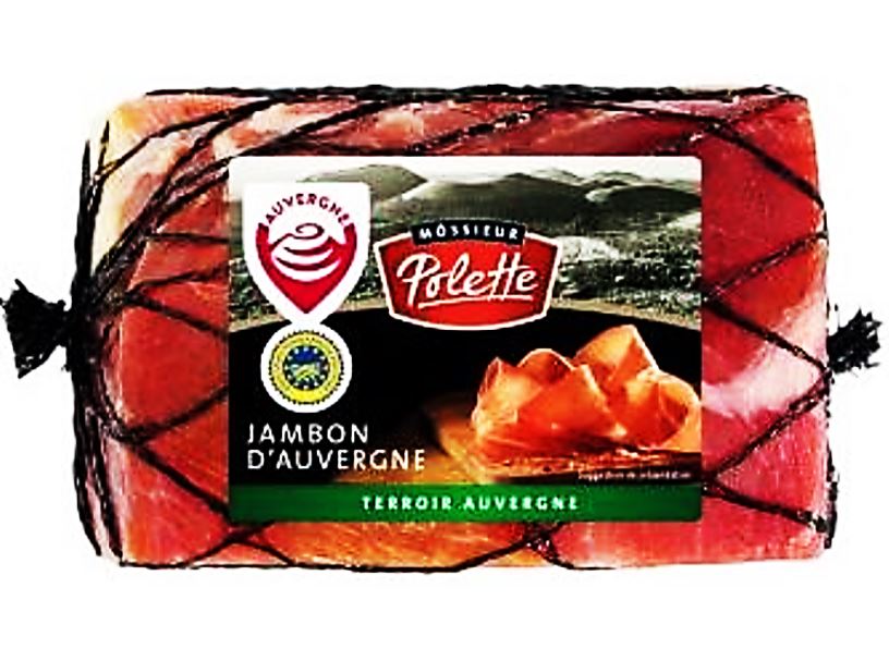 Mossieur Polette Auvergne Pgi Boneless Ham  - 800 G