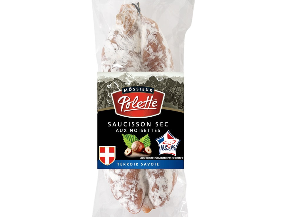 Mossieur Polette Savoy Dry Sausage With Hazelnuts  - 200 G