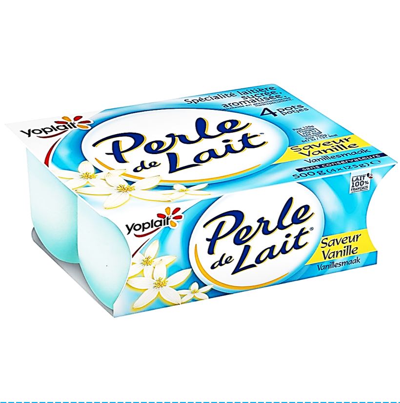 Yoplait Perle Lait Vanilla Yogurt  - 125 G