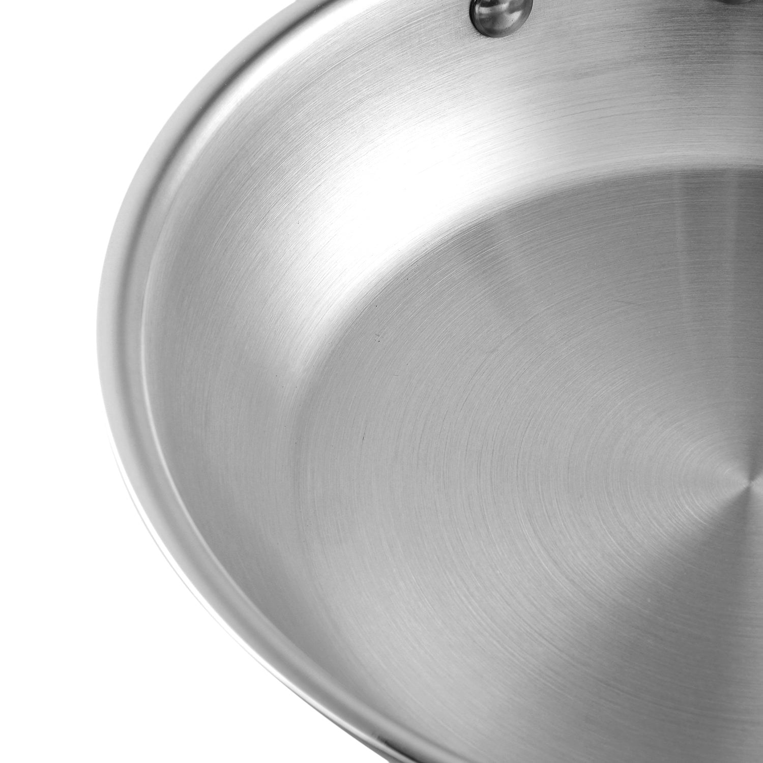 Vinod Platinum Triply Stainless Steel Frypan - 20 cm - PTF20