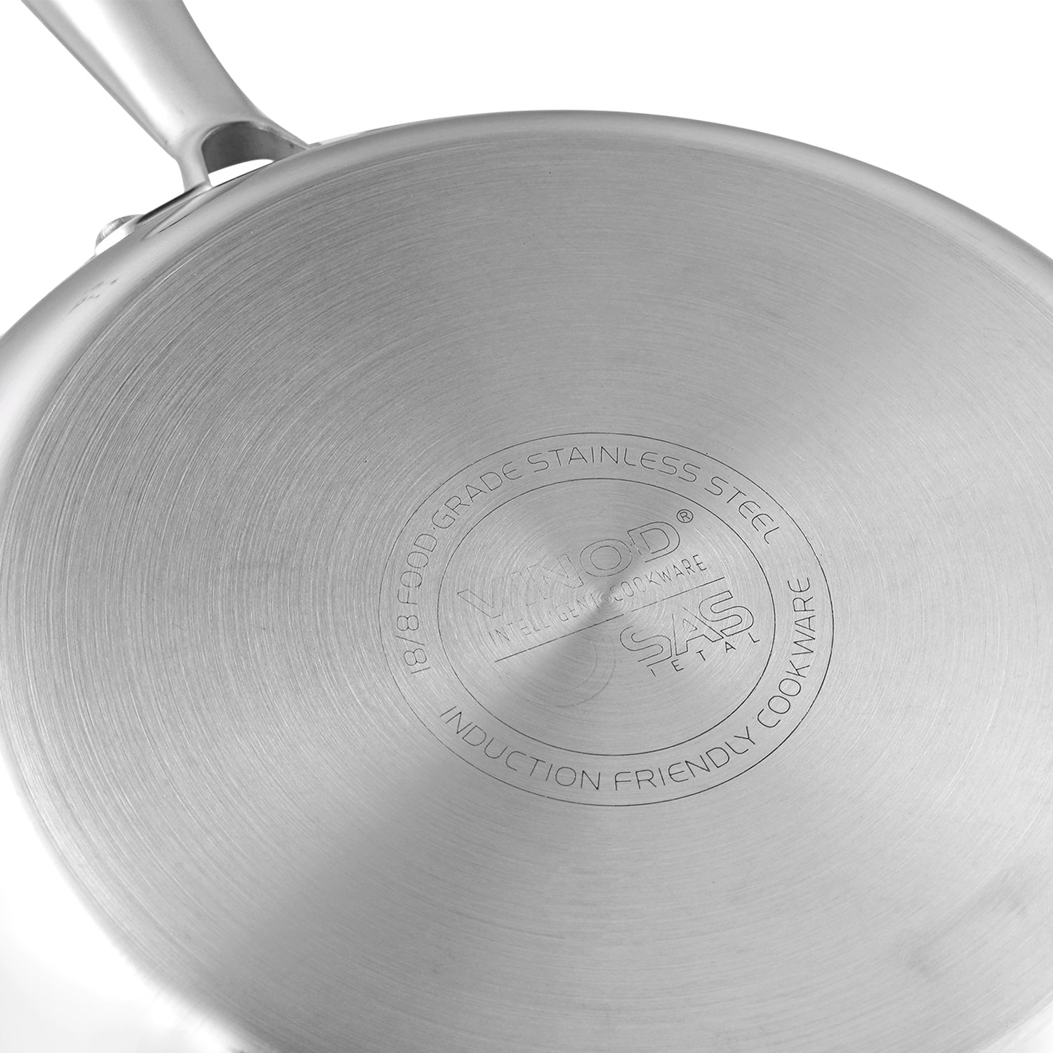 Vinod Platinum Triply Stainless Steel Frypan - 20 cm - PTF20