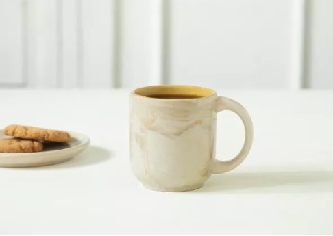Ellementry Amber Love Ceramic Mug For Kitchen/Gifting Purpose(SWETA2773) - 1 Pc