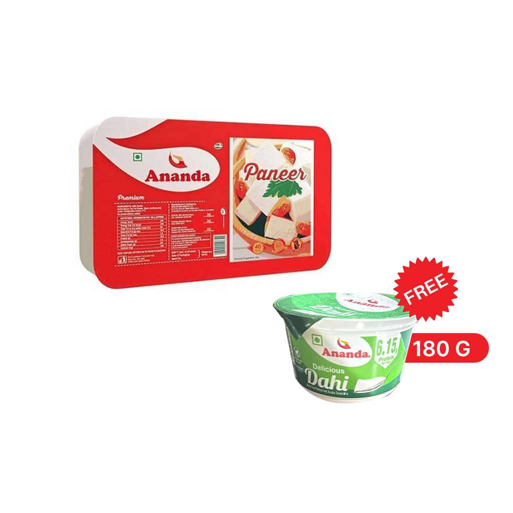 Ananda Professional Fresh Paneer Block - 500 g  (Chilled)