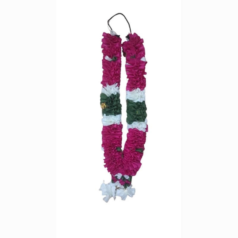 Artificial cloth garland Pink - 1 Pc