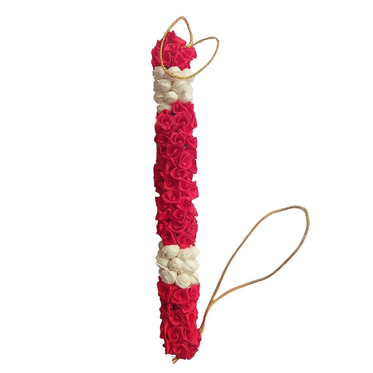 Artificial Flower Veni White & Red - 1 Pc